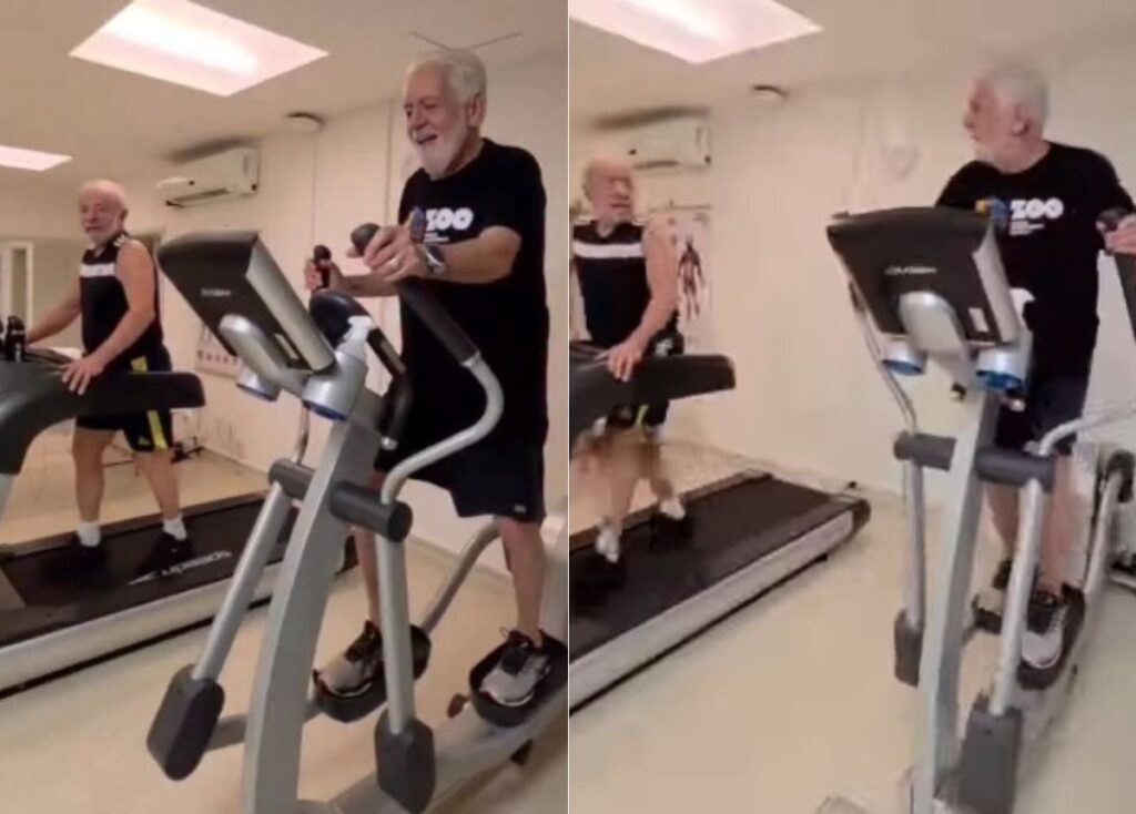 O senador Jaques Wagner postou um vídeo treinando com o presidente Luiz Inácio Lula da Silva