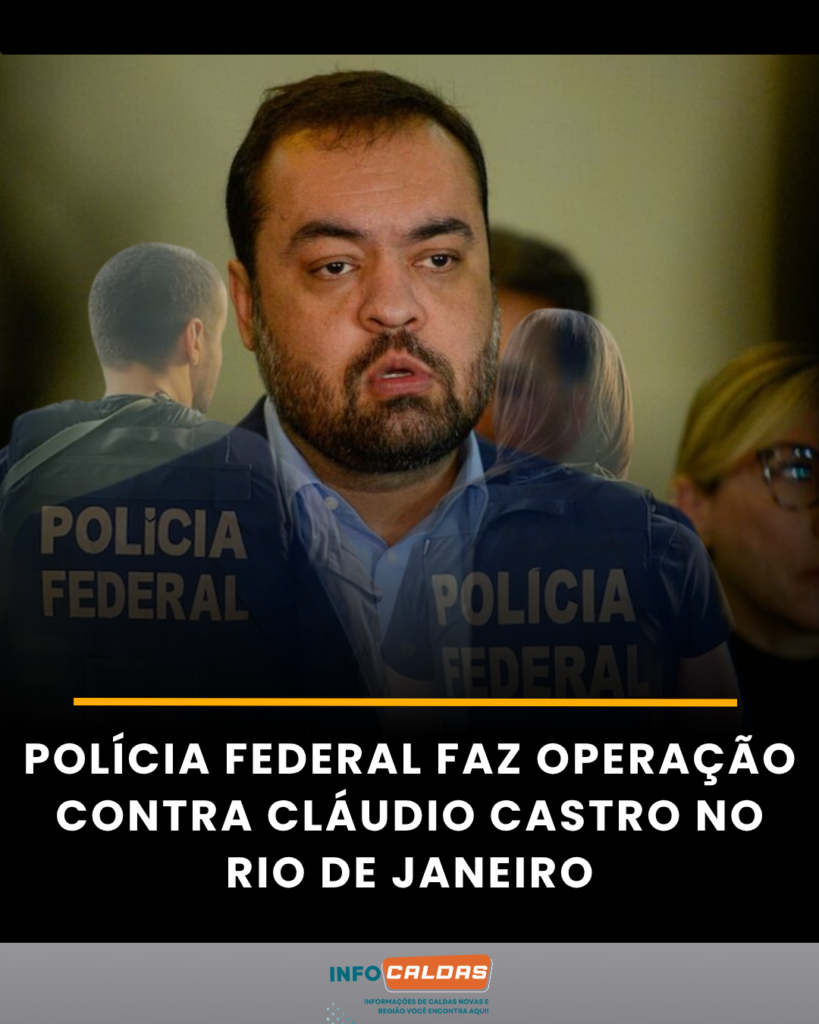 O ex-governador do Rio de Janeiro, Cláudio Castro, foi alvo de uma operação da Polícia Federal nesta sexta-feira (15).