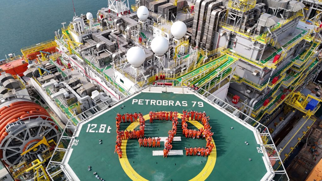 A Petrobras iniciou a operação da plataforma P-79 no Campo de Búzios — e com antecedência de 3 meses