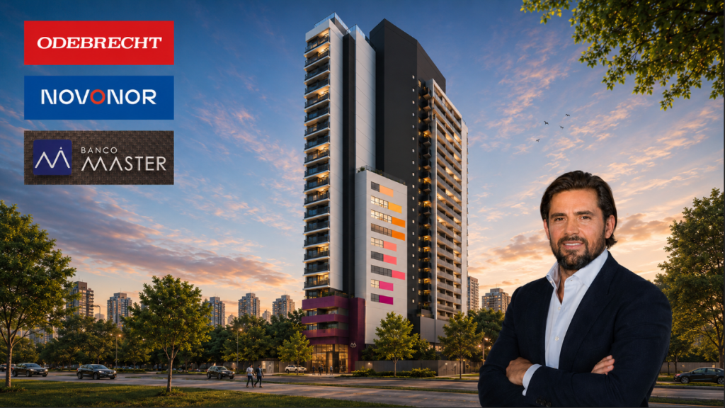 Seis empreendimentos imobiliários em São Paulo envolvem sociedades entre a Novonor (antiga Odebrecht) e fundos atribuídos ao empresário Daniel Vorcaro.