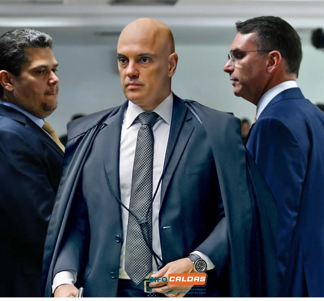Reportagem de Malu Gaspar, do O Globo, aponta articulação envolvendo: Alexandre de Moraes, Davi Alcolumbre e Flávio Bolsonaro
