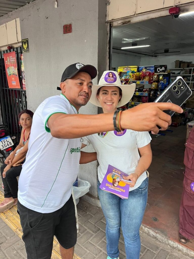 A candidata a deputada federal por Goiás, Lorrayne Castro, segue intensificando sua campanha com uma marca que tem destacado em sua caminhada: o contato direto com a população.